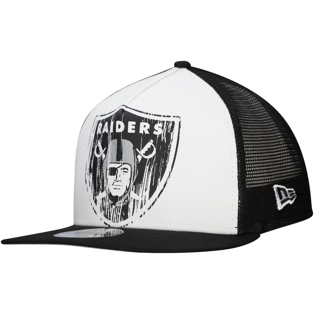 Distressed 9FIFTY A-Frame Snapback Hat - Las Vegas Raiders Hats
