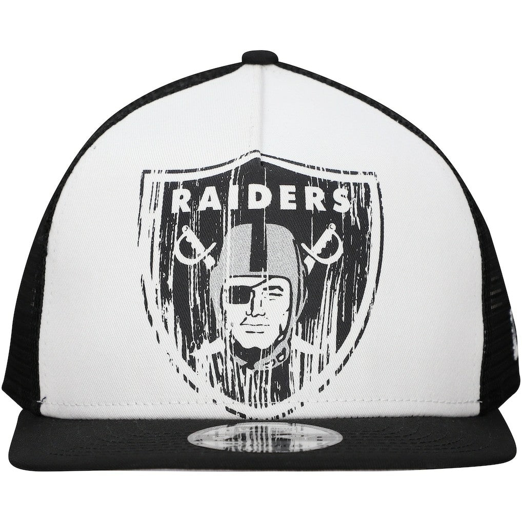 Distressed 9FIFTY A-Frame Snapback Hat - Las Vegas Raiders Hats