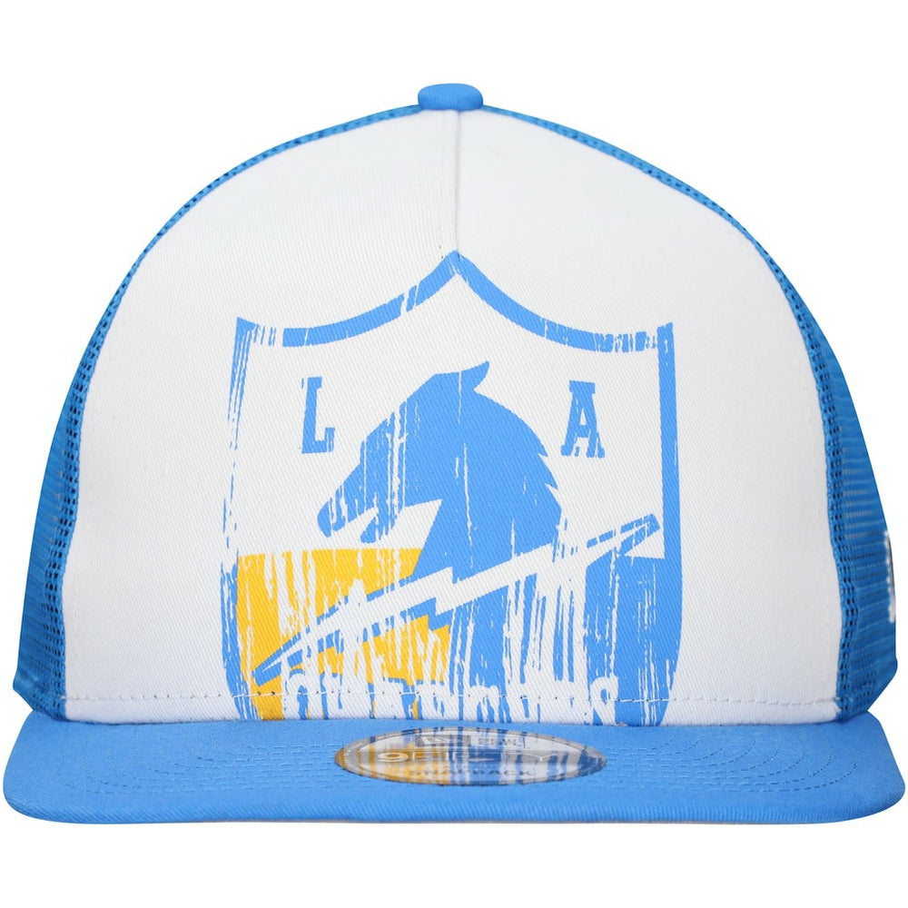 Distressed 9FIFTY A-Frame Snapback Hat - Los Angeles Chargers Hats