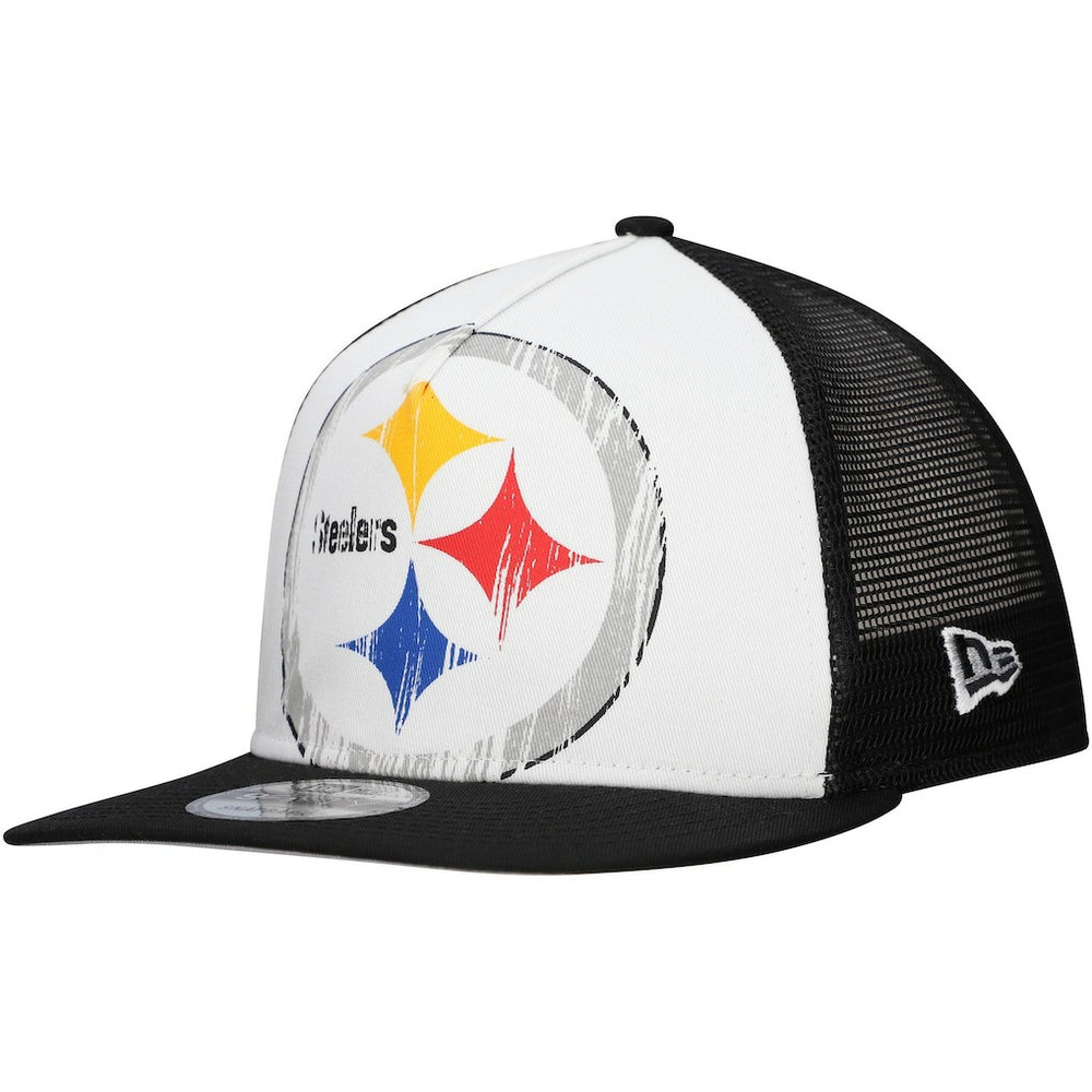 Distressed 9FIFTY A-Frame Snapback Hat - Pittsburgh Steelers Hats