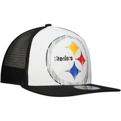Distressed 9FIFTY A-Frame Snapback Hat - Pittsburgh Steelers Hats