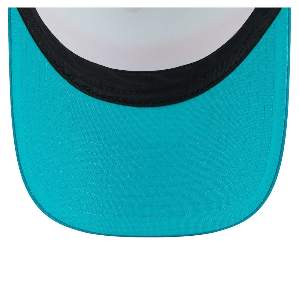 Color-Block 9FORTY A-Frame Trucker Adjustable Hat - Miami Dolphins Hats