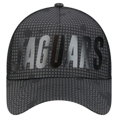 Midnight Ink Tonal Text A-Frame Trucker 9FORTY Adjustable Hat - Jacksonville Jaguars Hats
