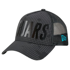 Midnight Ink Tonal Text A-Frame Trucker 9FORTY Adjustable Hat - Jacksonville Jaguars Hats