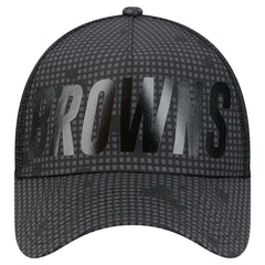 Throwback Midnight Ink Tonal Text A-Frame Trucker 9FORTY Adjustable Hat - Cleveland Browns Hats