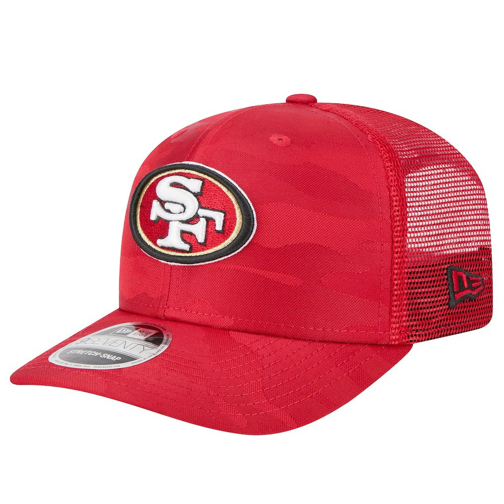Adventure Camo Trucker 9SEVENTY Stretch-Snap Adjustable Hat - San Francisco 49ers Hats
