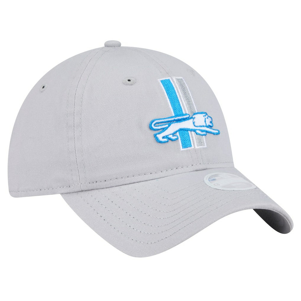 Women's Throwback Main Core Classic 2.0 9TWENTY Adjustable Hat - Detroit Lions Hats