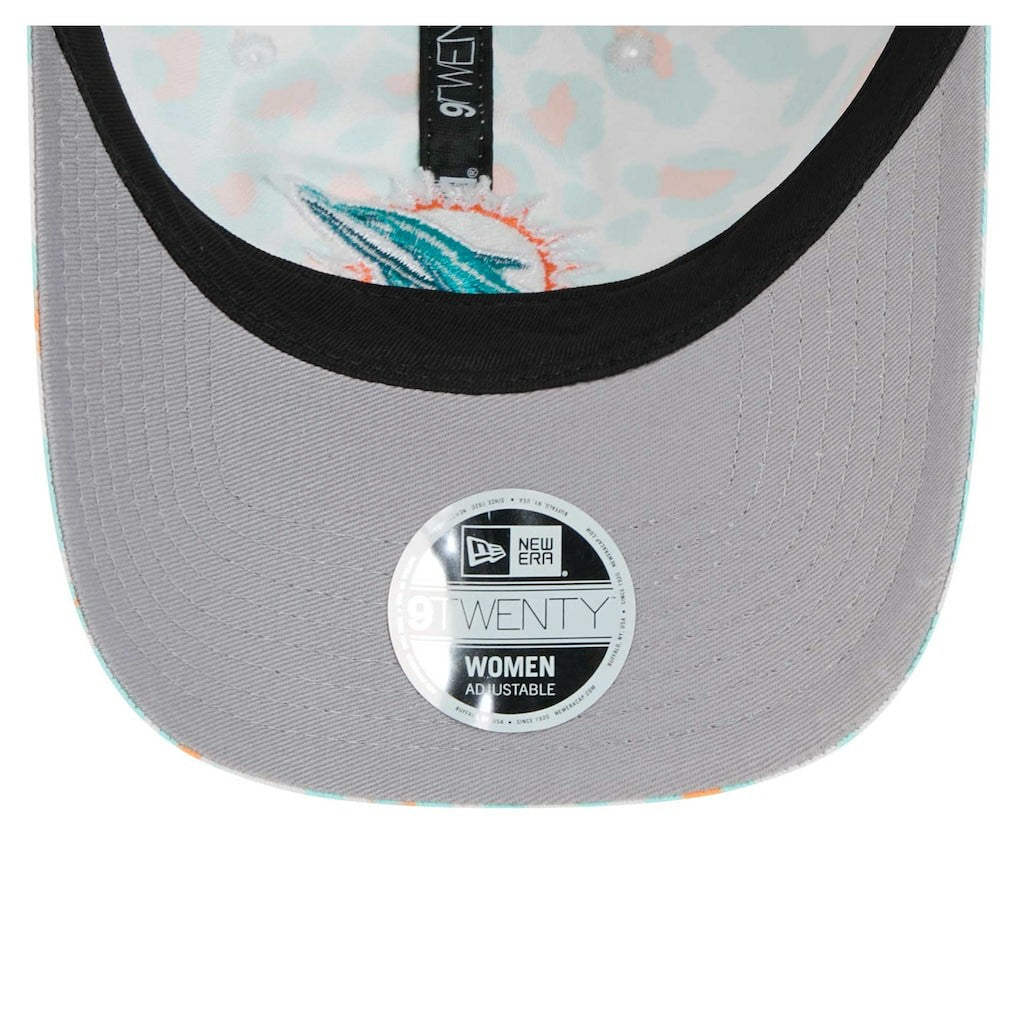 Women's Active Leopard 9TWENTY Adjustable Hat - Miami Dolphins Hats