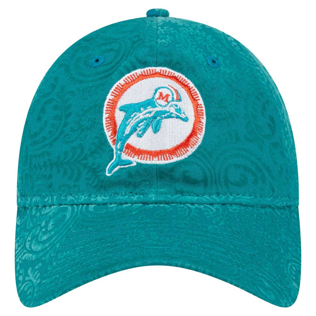 Women's Throwback Flair 9TWENTY Adjustable Hat - Miami Dolphins Hats
