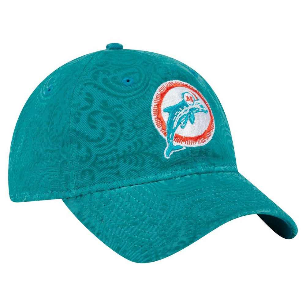 Women's Throwback Flair 9TWENTY Adjustable Hat - Miami Dolphins Hats