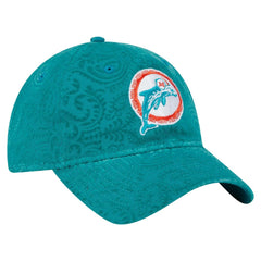 Women's Throwback Flair 9TWENTY Adjustable Hat - Miami Dolphins Hats