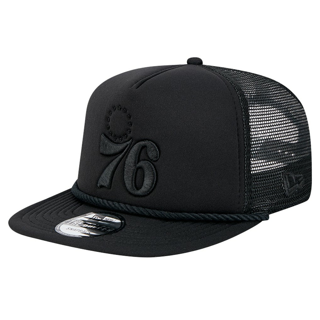 New Era Philadelphia 76ers Tone Foam Meshback Golfer Snapback Hat
