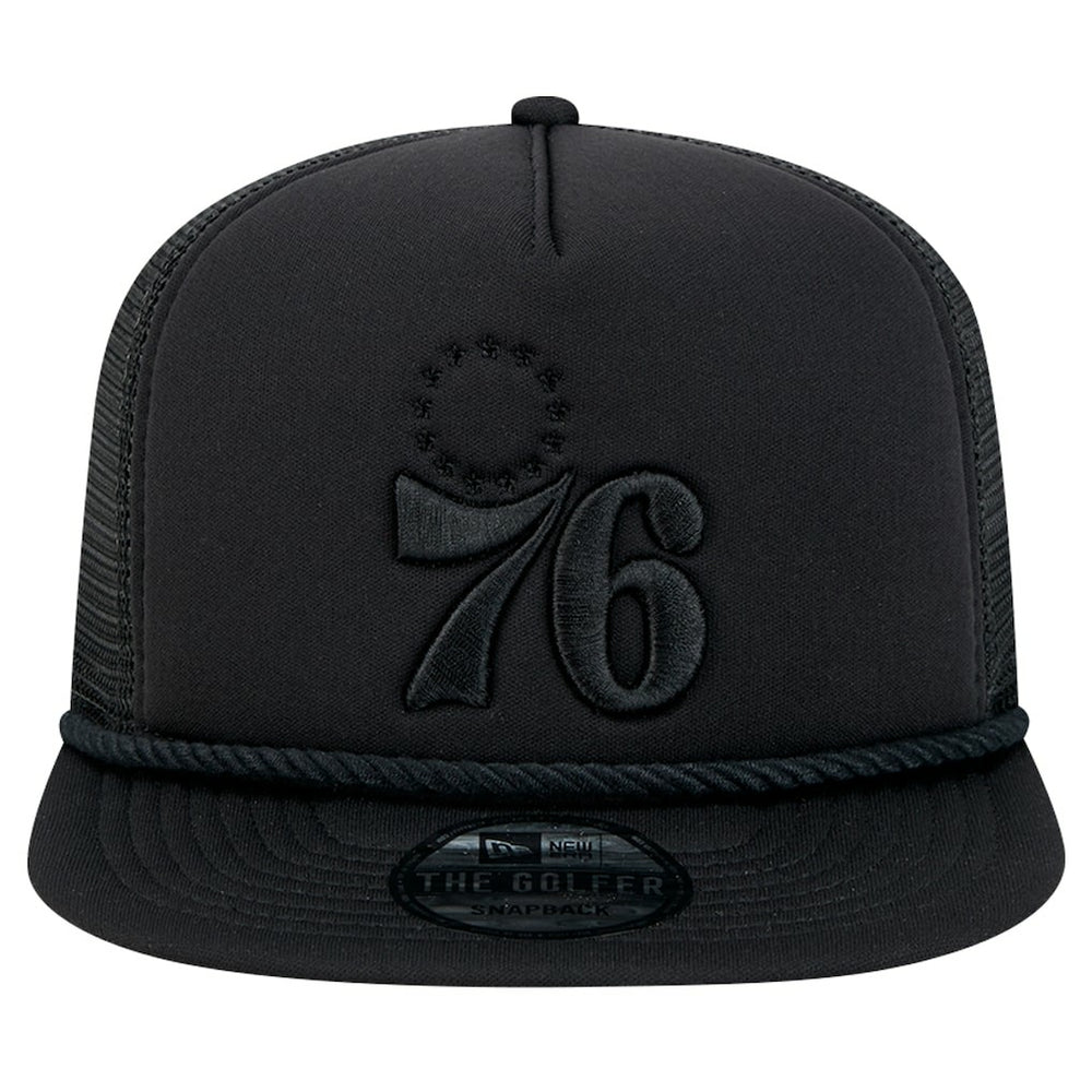 New Era Philadelphia 76ers Tone Foam Meshback Golfer Snapback Hat