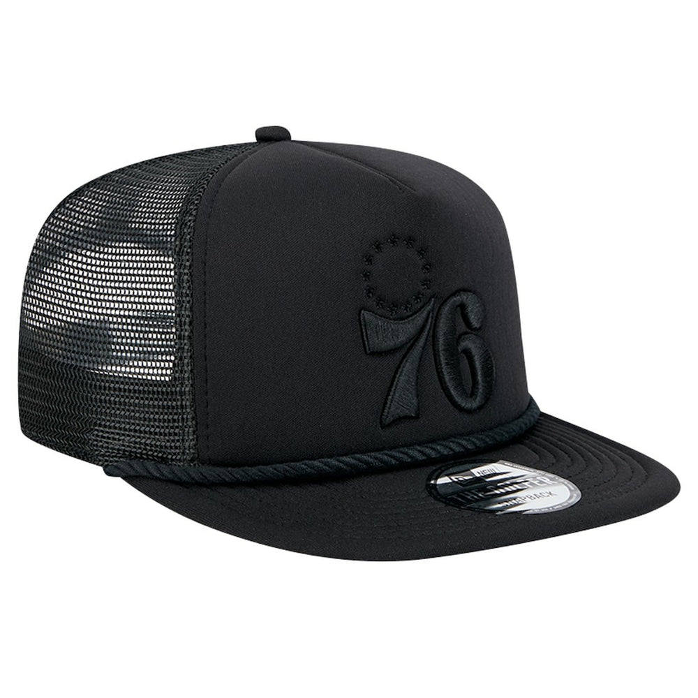 New Era Philadelphia 76ers Tone Foam Meshback Golfer Snapback Hat