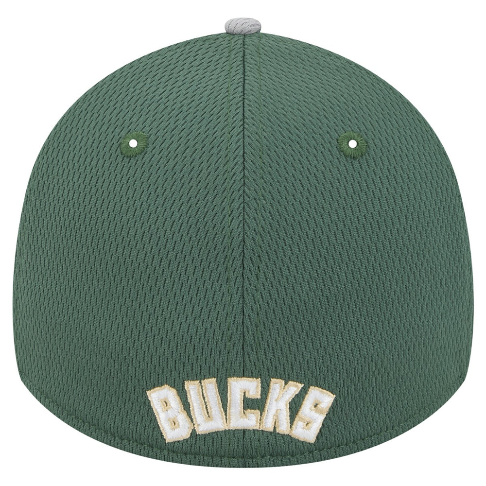 New Era Milwaukee Bucks Active Trim 39THIRTY Flex Hat