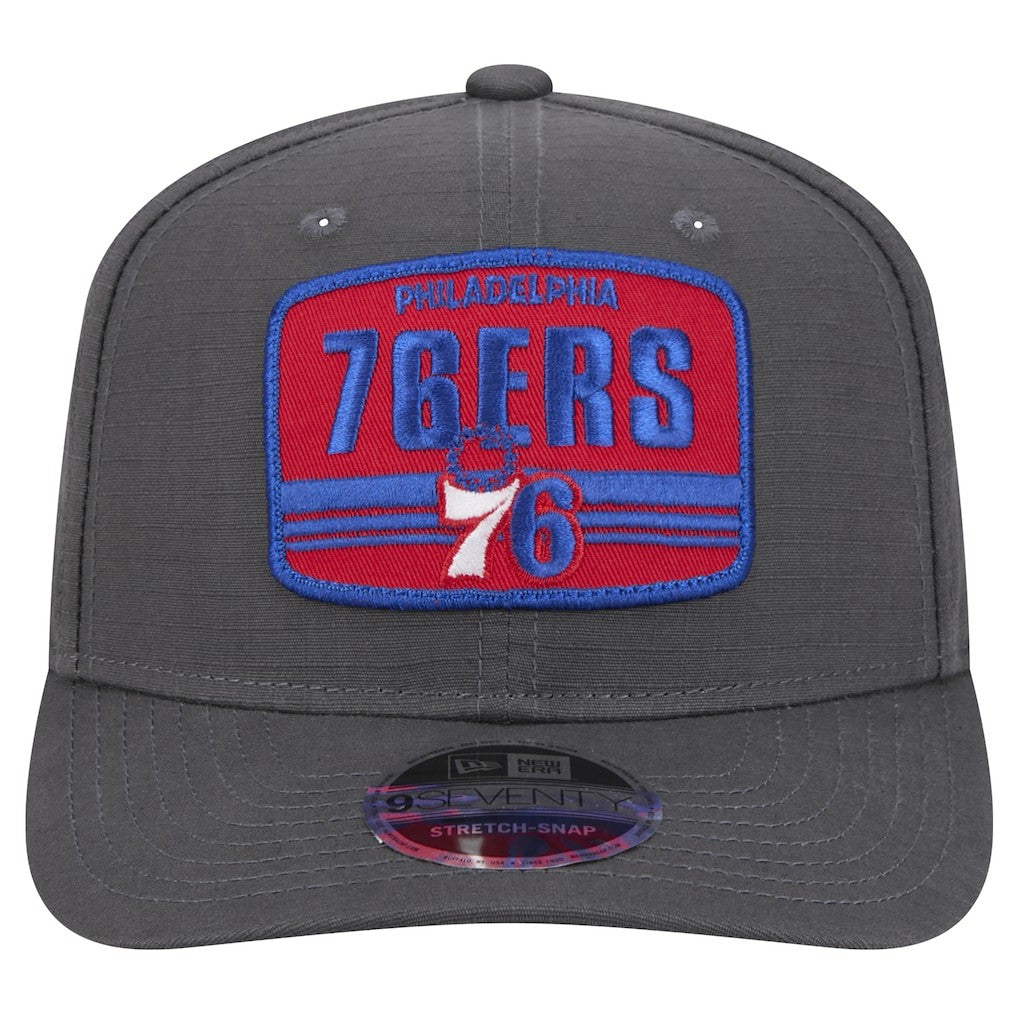 New Era Philadelphia 76ers Team Elevated Patch 9SEVENTY Adjustable Hat