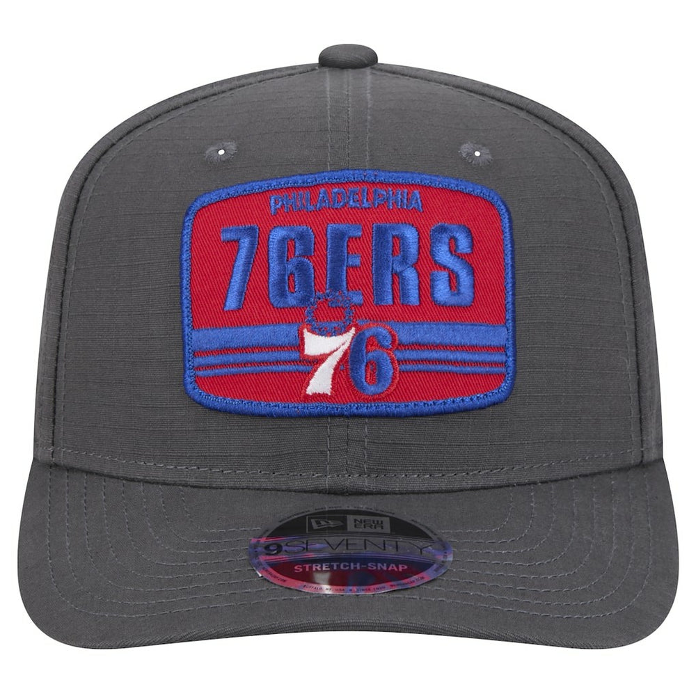 New Era Philadelphia 76ers Team Elevated Patch 9SEVENTY Adjustable Hat