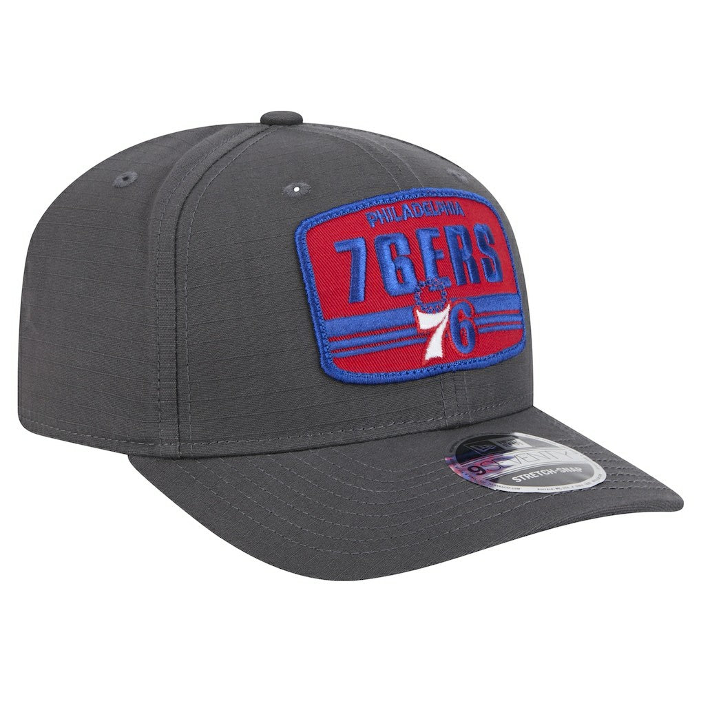 New Era Philadelphia 76ers Team Elevated Patch 9SEVENTY Adjustable Hat