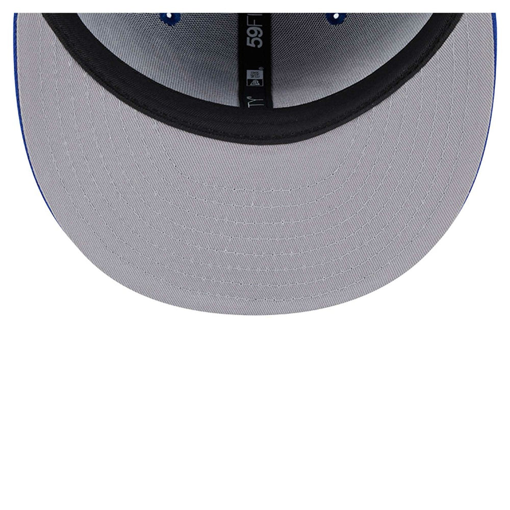 New Era New York Knicks Sport Night Script Sided 59FIFTY Fitted Hat
