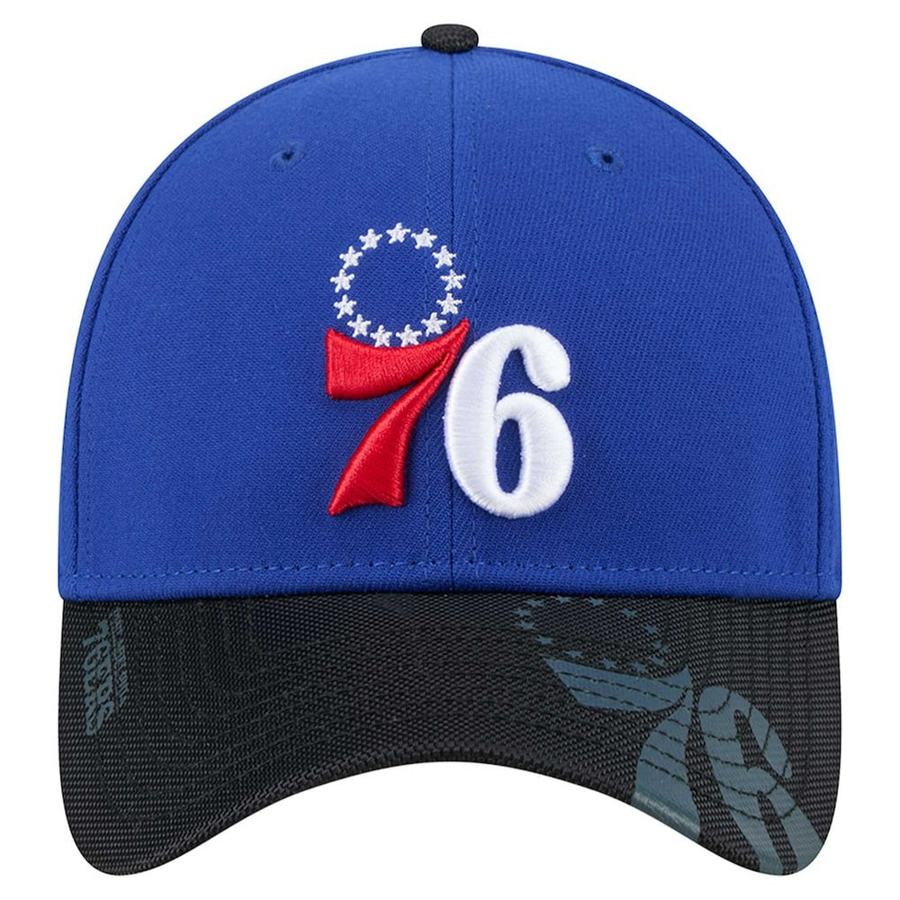New Era Philadelphia 76ers Sport Night Visor Hit 39THIRTY Flex Hat