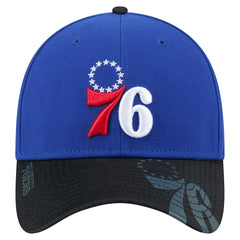New Era Philadelphia 76ers Sport Night Visor Hit 39THIRTY Flex Hat