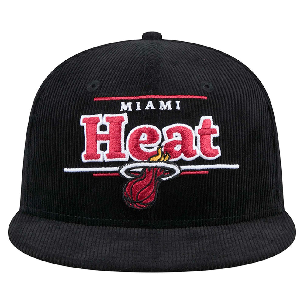 New Era Miami Heat Throwback Display Corduroy 9FIFTY Snapback Hat