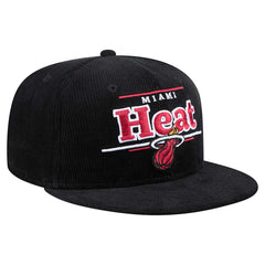 New Era Miami Heat Throwback Display Corduroy 9FIFTY Snapback Hat
