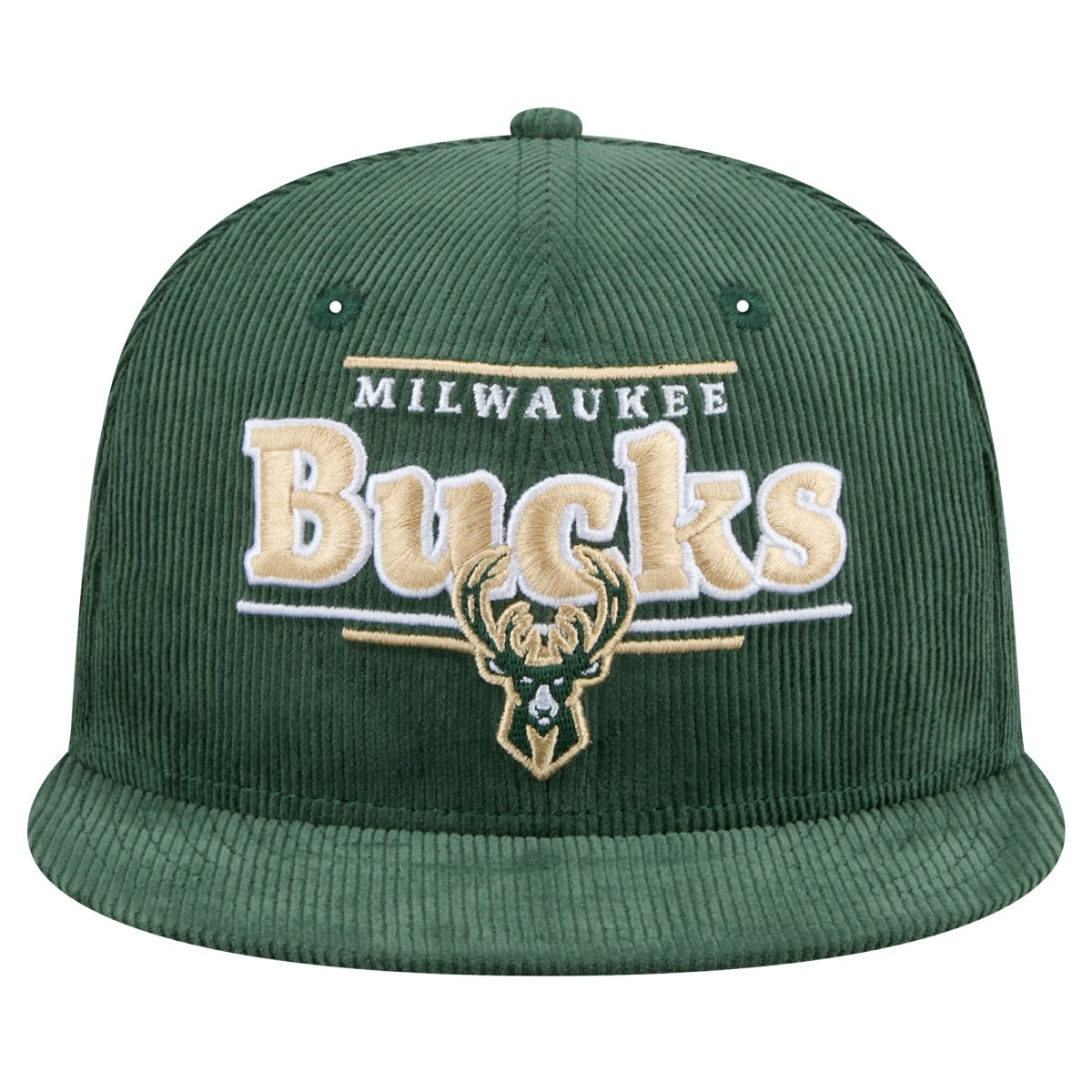 New Era Milwaukee Bucks Throwback Display Corduroy 9FIFTY Snapback Hat