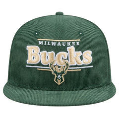 New Era Milwaukee Bucks Throwback Display Corduroy 9FIFTY Snapback Hat