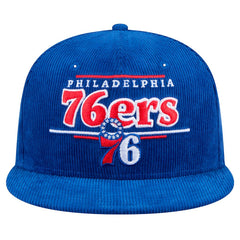 New Era Philadelphia 76ers Throwback Display Corduroy 9FIFTY Snapback Hat