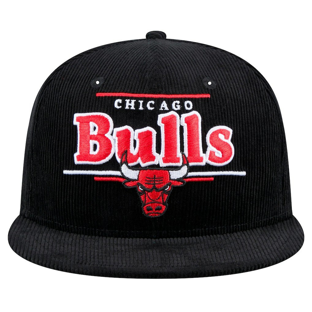 New Era Chicago Bulls Throwback Display Corduroy 9FIFTY Snapback Hat
