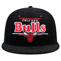 New Era Chicago Bulls Throwback Display Corduroy 9FIFTY Snapback Hat
