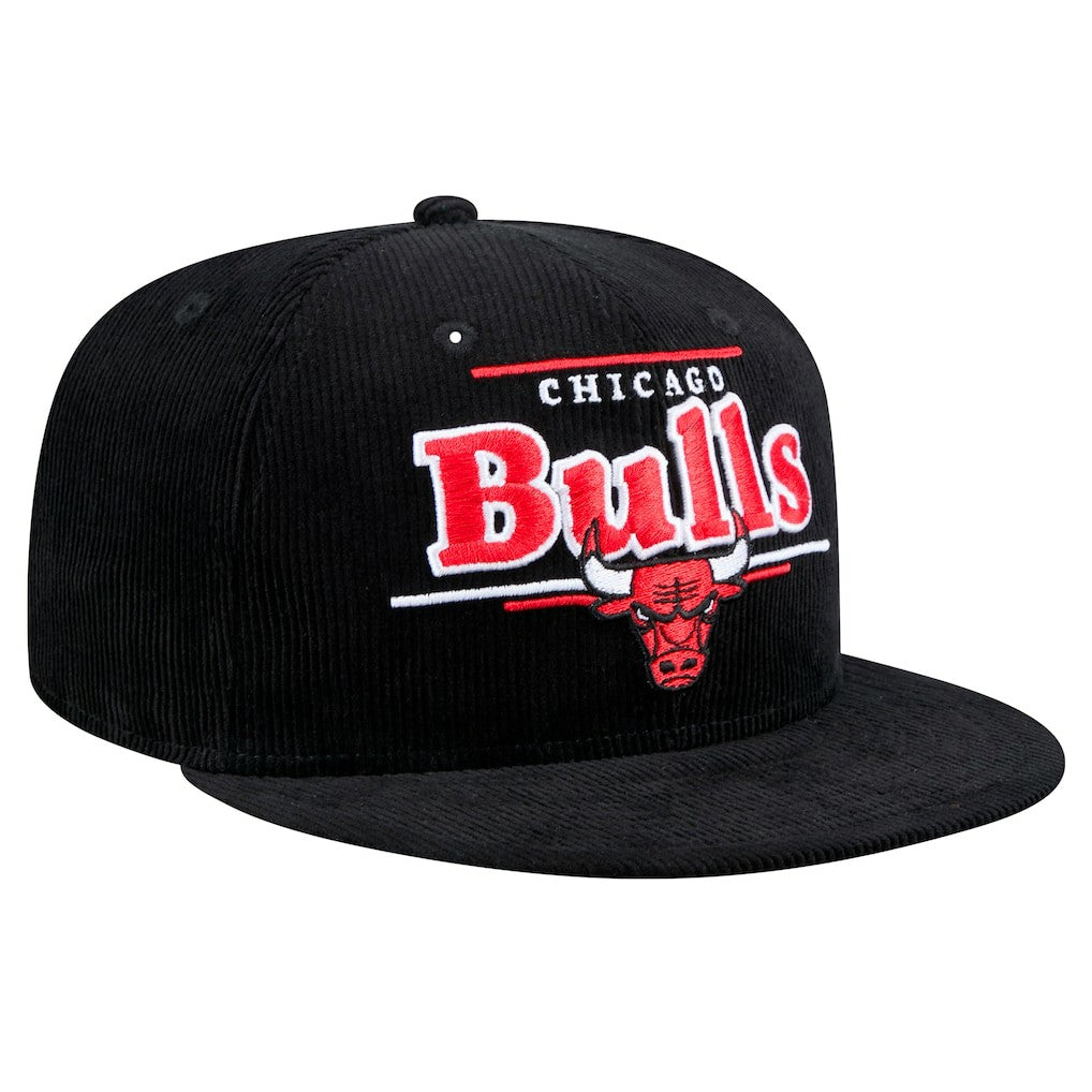New Era Chicago Bulls Throwback Display Corduroy 9FIFTY Snapback Hat