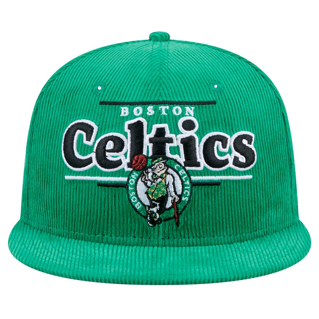New Era Boston Celtics Throwback Display Corduroy 9FIFTY Snapback Hat