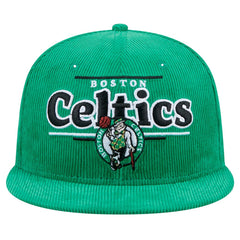 New Era Boston Celtics Throwback Display Corduroy 9FIFTY Snapback Hat