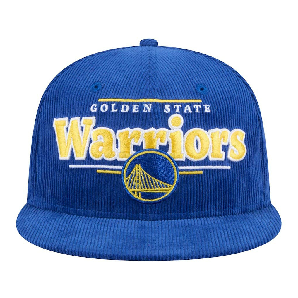 New Era Golden State Warriors Throwback Display Corduroy 9FIFTY Snapback Hat sale