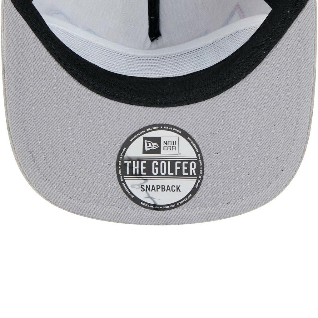 New Era Philadelphia 76ers Throwback Corduroy Golfer Snapback Hat