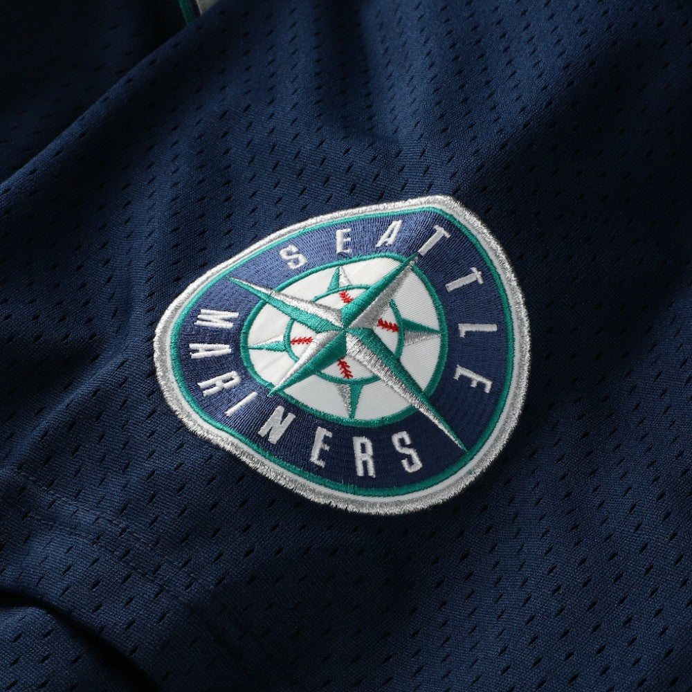 Navy Seattle Mariners Mitchell & Ness Big & Tall Cooperstown Collection Mesh Batting Practice Jersey