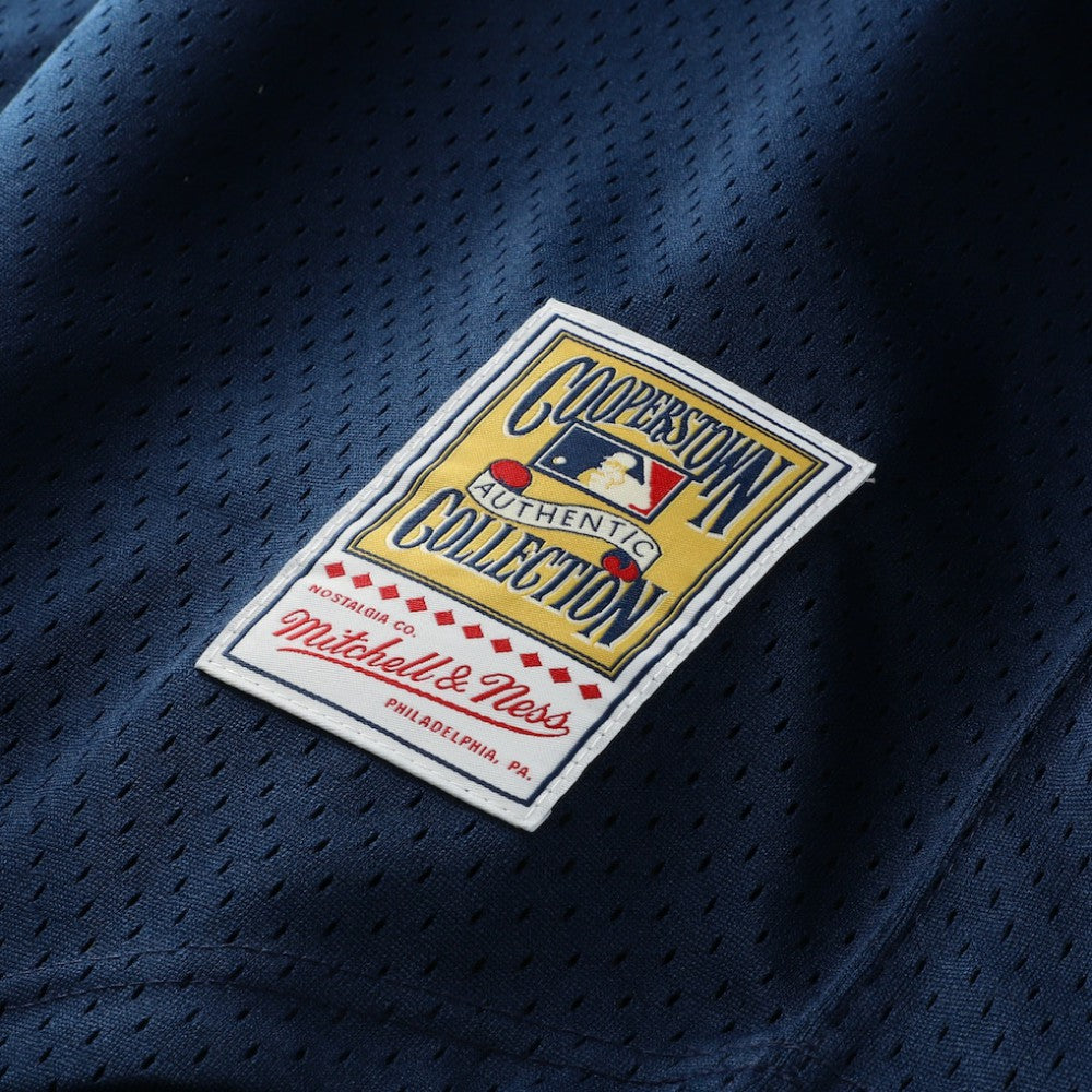 Navy Seattle Mariners Mitchell & Ness Big & Tall Cooperstown Collection Mesh Batting Practice Jersey