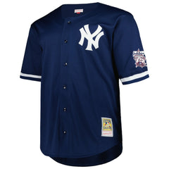 Navy Derek Jeter New York Yankees Mitchell & Ness Big & Tall Cooperstown Mesh Batting Practice Jersey