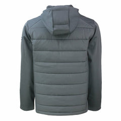 Cutter & Buck Evoke PrimaLoft Hybrid Eco Softshell Recycled Full-Zip Hooded Jacket - New England Patriots Jackets