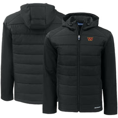 Cutter & Buck Evoke PrimaLoft Hybrid Eco Softshell Recycled Full-Zip Hooded Jacket - Washington Commanders Jackets