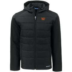 Cutter & Buck Evoke PrimaLoft Hybrid Eco Softshell Recycled Full-Zip Hooded Jacket - Washington Commanders Jackets