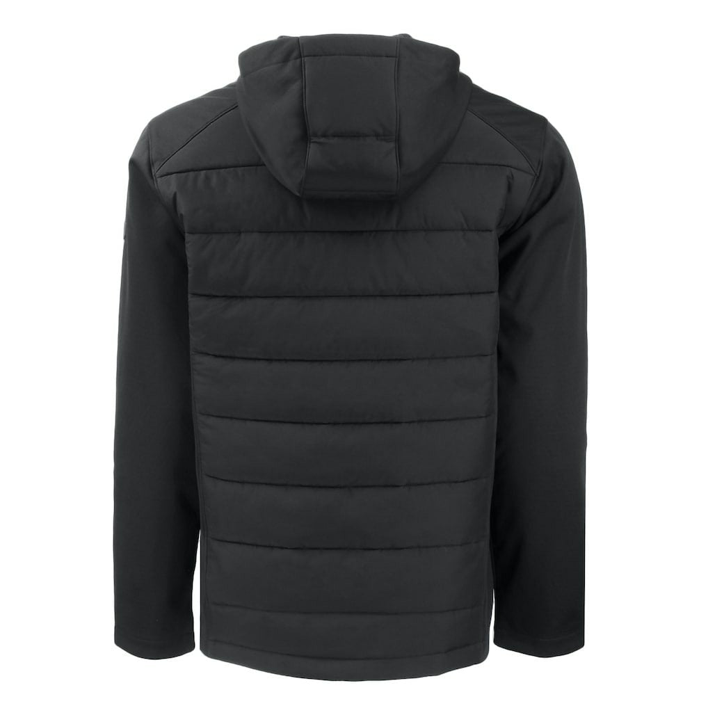 Cutter & Buck Evoke PrimaLoft Hybrid Eco Softshell Recycled Full-Zip Hooded Jacket - Baltimore Ravens Jackets