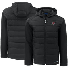 Cutter & Buck Evoke PrimaLoft Hybrid Eco Softshell Recycled Full-Zip Hooded Jacket - Arizona Cardinals Jackets