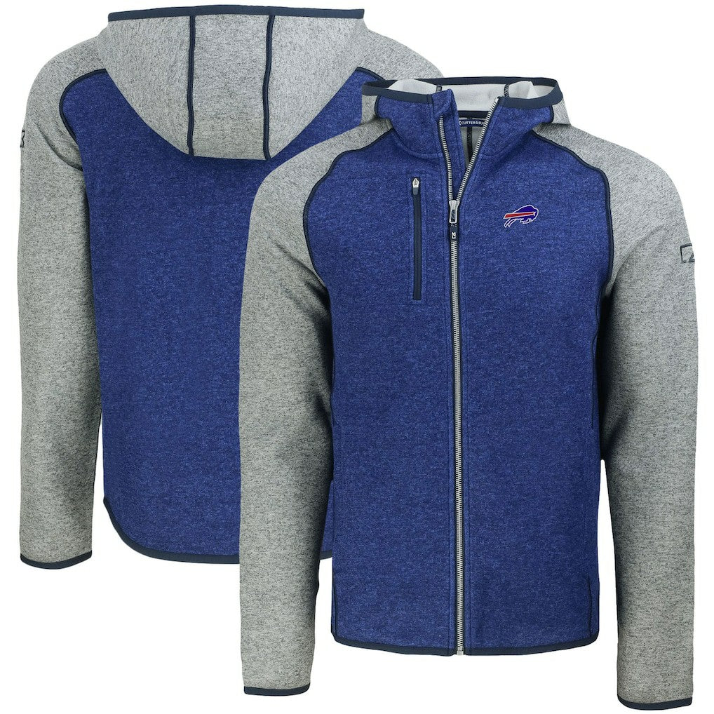 Cutter & Buck Mainsail Full-Zip Hooded Jacket - Buffalo Bills Jackets
