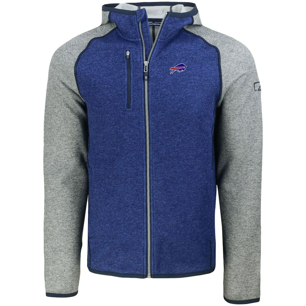 Cutter & Buck Mainsail Full-Zip Hooded Jacket - Buffalo Bills Jackets