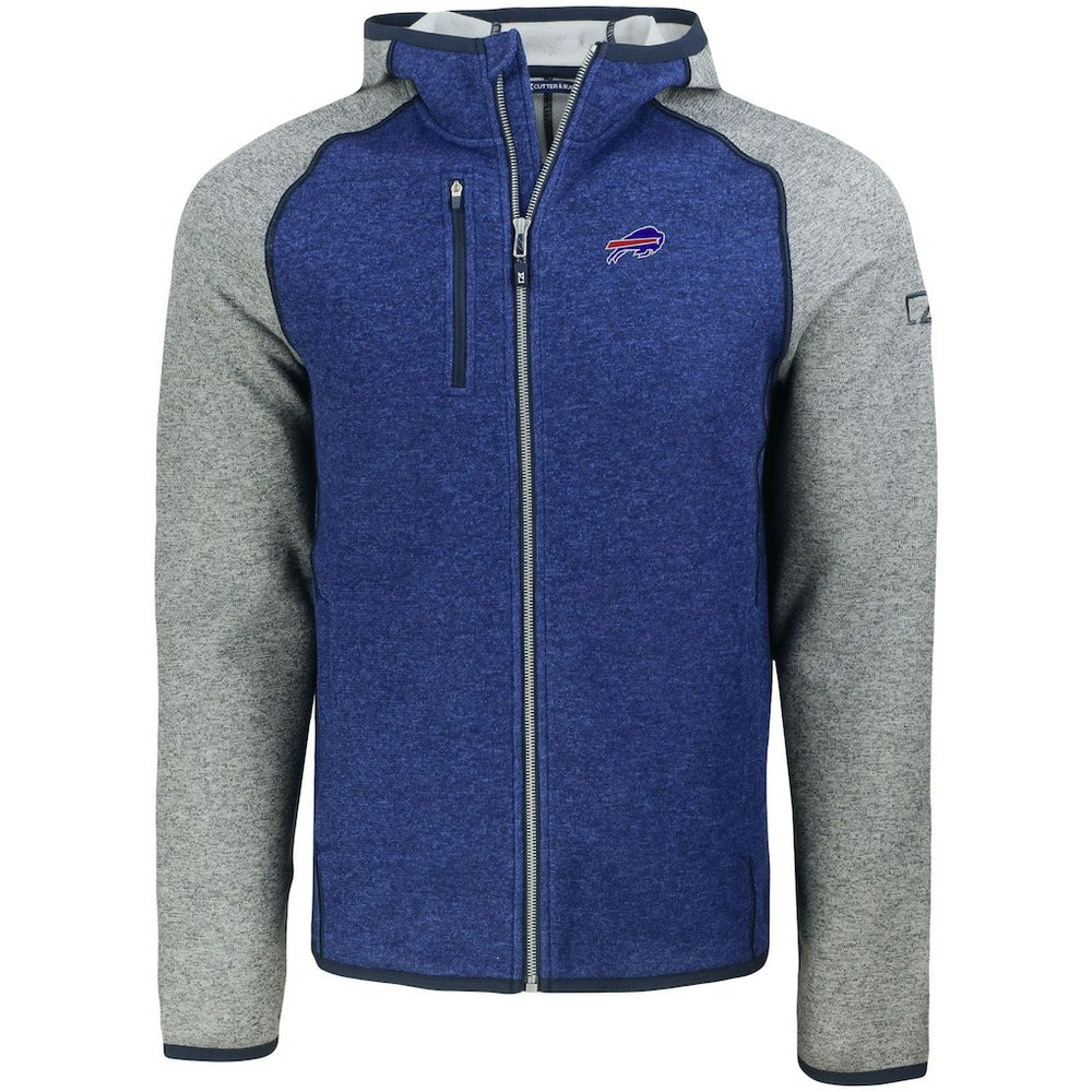 Cutter & Buck Mainsail Full-Zip Hooded Jacket - Buffalo Bills Jackets