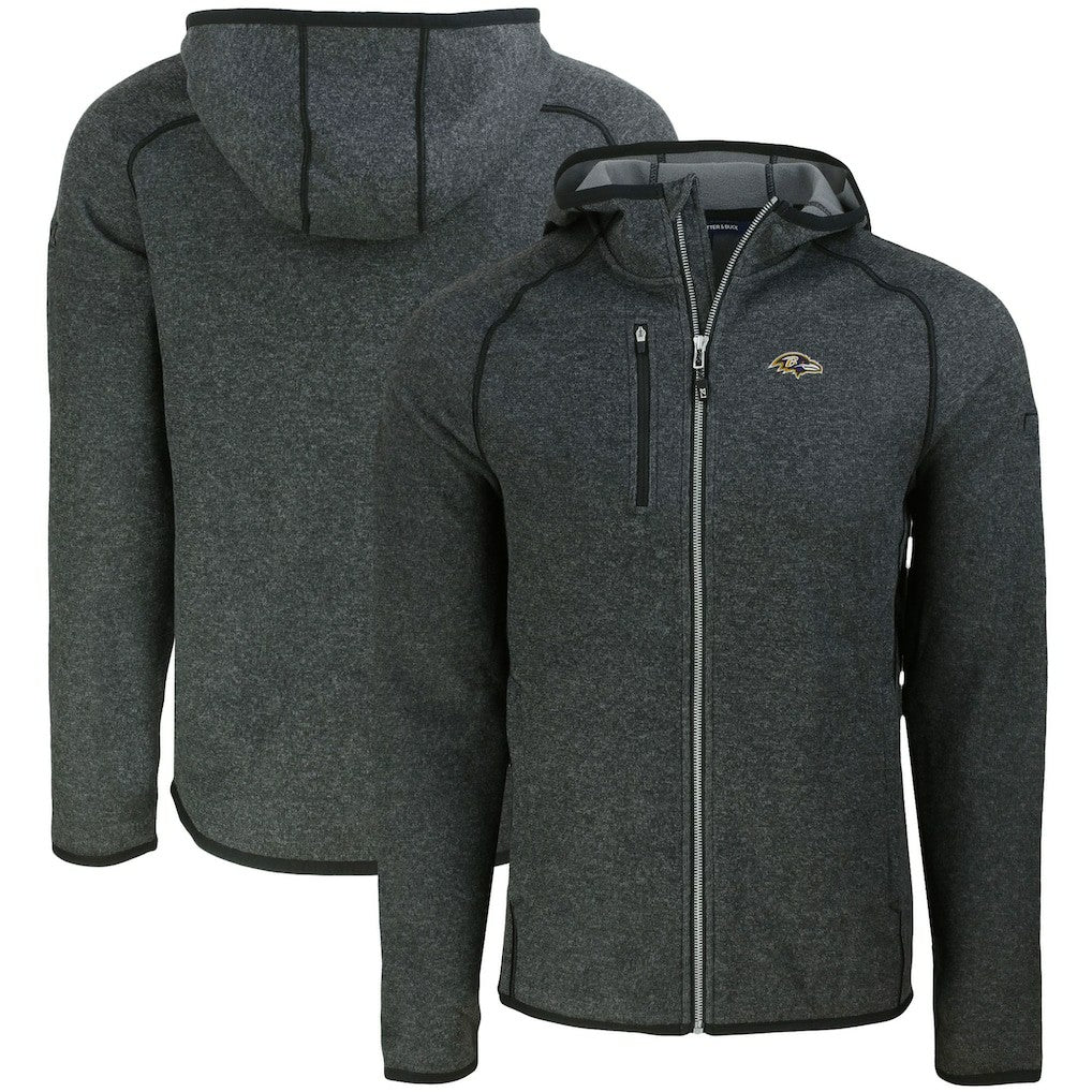 Cutter & Buck Mainsail Full-Zip Hooded Jacket - Baltimore Ravens Jackets