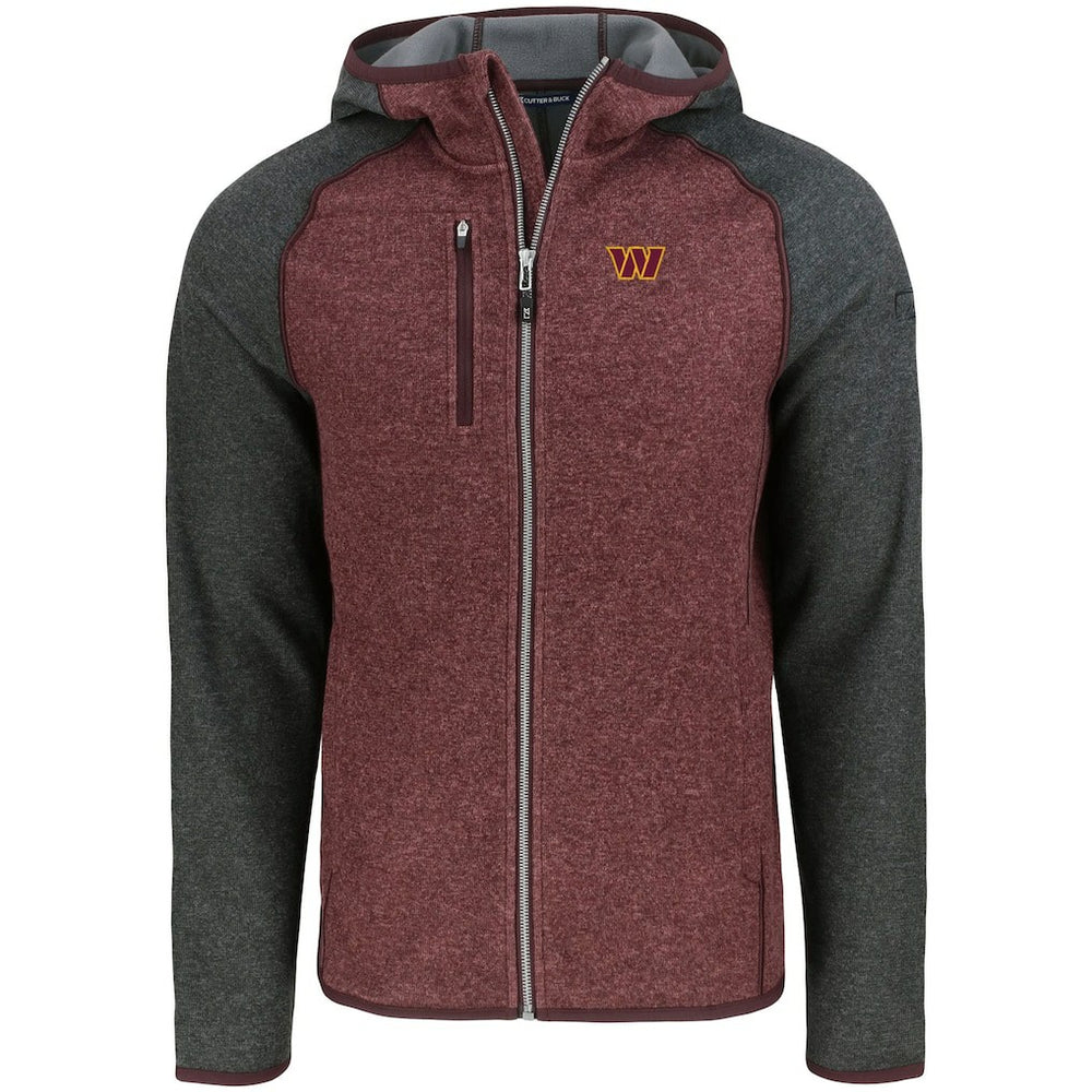 Cutter & Buck Mainsail Full-Zip Hooded Jacket - Washington Commanders Jackets